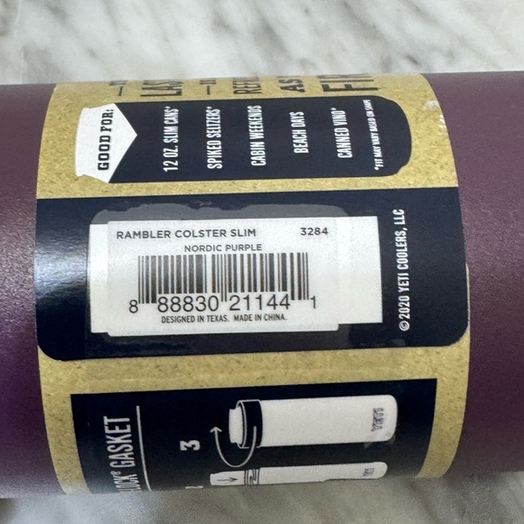 YETI, Rambler Colster Slim Can Holder, Nordic Purple - Picture 4 of 4